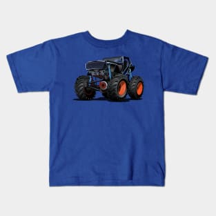 Cartoon Monster Truck Kids T-Shirt